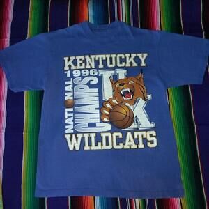 Kentucky Wildcats 1996 NCAA Champions Retro Fan Graphic T-Shirt